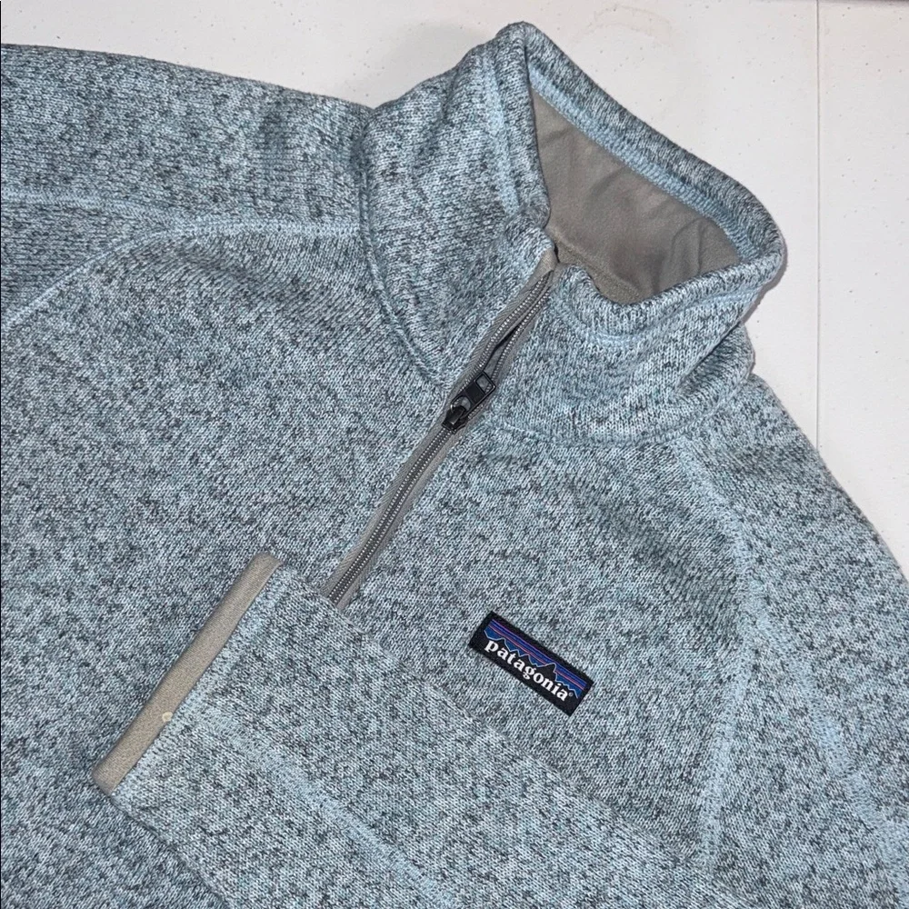 Patagonia Blue-Gray QuarterBetter Sweater -Zip Fleece Small - Picture 1 of 8